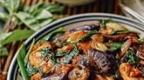 Japanese Eggplant with Chicken & Thai Basil Japanese Eggplant with Chicken & Thai Basil