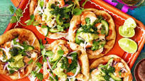 Prawn tostadas Prawn tostadas