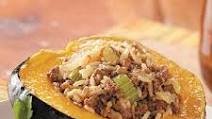 Ground Beef Stuffed Acorn Squash Ground Beef Stuffed Acorn Squash