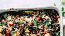 Mushroom Kale Black Bean Taco Bake Mushroom Kale Black Bean Taco Bake