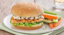 Grilled Buffalo Chicken Burgers Grilled Buffalo Chicken Burgers