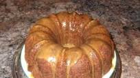 Fresh Apple & Black Walnut Cake with Caramel Glaze Fresh Apple & Black Walnut Cake with Caramel Glaze