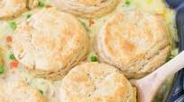 Chicken Pot Pie with Biscuits Chicken Pot Pie with Biscuits
