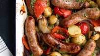 Oven-Roasted Sausage and Potatoes Oven-Roasted Sausage and Potatoes