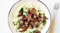 Garlic Beef Risotto with Spinach and Zucchini Garlic Beef Risotto with Spinach and Zucchini