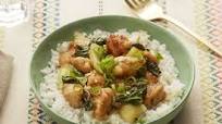 Sesame Chicken with Bok Choy & Jasmine Rice Sesame Chicken with Bok Choy & Jasmine Rice