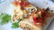 Crispy Beef, Bean & Rice Burritos Crispy Beef, Bean & Rice Burritos
