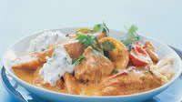 Chicken Tikka with Raita Chicken Tikka with Raita