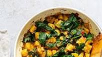Garlic Potato Spinach Stir fry (Lasooni Aloo Palak) Garlic Potato Spinach Stir fry (Lasooni Aloo Palak)