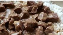 Stewed Beef Tips and Rice Stewed Beef Tips and Rice