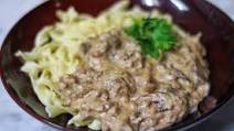 Beef Stroganoff with Ground Beef Beef Stroganoff with Ground Beef