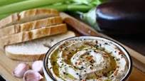 Baba ganoush o paté de berenjena Baba ganoush o paté de berenjena