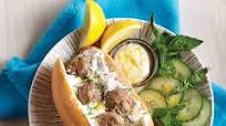 Mediterranean Lamb Meatballs with Lemon Tzatziki Mediterranean Lamb Meatballs with Lemon Tzatziki