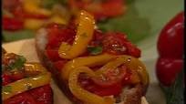 Bruschetta with Fried Peppers Bruschetta with Fried Peppers