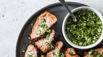 Grilled Pork Tenderloin with Easy Herb Sauce Grilled Pork Tenderloin with Easy Herb Sauce