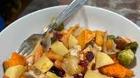 Baked BBQ Chicken with Sweet Potato and Cranberries Baked BBQ Chicken with Sweet Potato and Cranberries