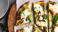 Crab and mozzarella pizza Crab and mozzarella pizza