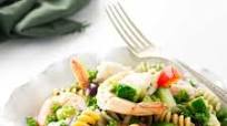 Tri-Colored Pasta Salad with Shrimp Tri-Colored Pasta Salad with Shrimp