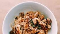 Garlic Butter Pasta with Crispy Salmon Garlic Butter Pasta with Crispy Salmon