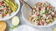 Shrimp Ceviche Tostada Shrimp Ceviche Tostada