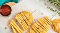 Accordion Potatoes in the Convection Oven Accordion Potatoes in the Convection Oven