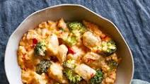 Pressure Cooker Cheddar Broccoli Risotto With Chicken Pressure Cooker Cheddar Broccoli Risotto With Chicken