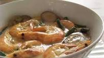 Shrimp in coconut milk (hipon sa gata) Shrimp in coconut milk (hipon sa gata)