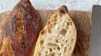 Sourdough Baguettes in Challenger Bread Pan Sourdough Baguettes in Challenger Bread Pan