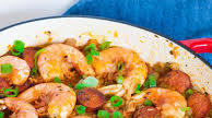 Shrimp & Sausage Jambalaya Recipe (video) Shrimp & Sausage Jambalaya Recipe (video)