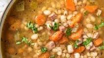 Ham and Navy Bean Soup Ham and Navy Bean Soup