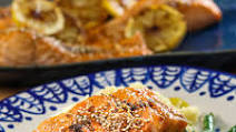 Air Fryer Bourbon Glazed Salmon Air Fryer Bourbon Glazed Salmon