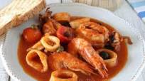 Portuguese Stewed Squid with Shrimp Recipe Portuguese Stewed Squid with Shrimp Recipe