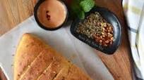 Stuffed Cheesy Garlic Bread Dominos style Stuffed Cheesy Garlic Bread Dominos style