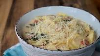 Crock-Pot Vegetarian Creamy Tortellini Soup Recipe Crock-Pot Vegetarian Creamy Tortellini Soup Recipe