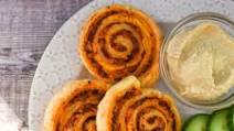 Vegan Pizza Swirls Vegan Pizza Swirls