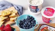Berry and Cottage Cheese Crostini. Berry and Cottage Cheese Crostini.