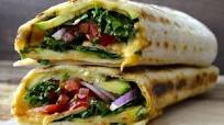 Grilled Zucchini Hummus Wrap Grilled Zucchini Hummus Wrap