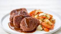 Coffee-Rubbed Pork Tenderloin with honey-roasted root vegetables Coffee-Rubbed Pork Tenderloin with honey-roasted root vegetables