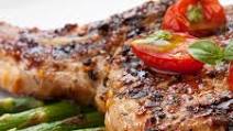 Grilled Pork Chops with Asparagus and Pesto Grilled Pork Chops with Asparagus and Pesto