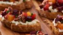 Pecan Beet Bruschetta Pecan Beet Bruschetta