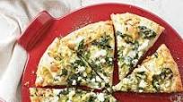 Three Cheese-and-Spinach Pizza Three Cheese-and-Spinach Pizza