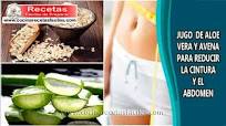 Jugo áloe vera y avena para reducir la cintura y el abdomen. Jugo áloe vera y avena para reducir la cintura y el abdomen.