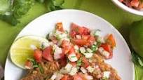 Brown Rice Salmon Patties with Fresh Salsa Brown Rice Salmon Patties with Fresh Salsa