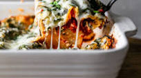 No-Fuss Vegetarian Spinach Lasagna No-Fuss Vegetarian Spinach Lasagna