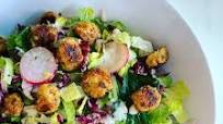 SPICY CAESAR SALAD WITH CHICKEN CROUTONS SPICY CAESAR SALAD WITH CHICKEN CROUTONS