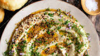 Charred Eggplant Dip with Toasted Sesame Chili Oil Charred Eggplant Dip with Toasted Sesame Chili Oil