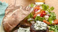 Lamb Patties with Pistachio Tzatziki Lamb Patties with Pistachio Tzatziki