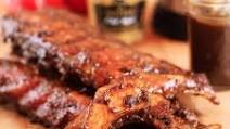 Smoked Baby Back Ribs with Espresso Barbecue Sauce Smoked Baby Back Ribs with Espresso Barbecue Sauce