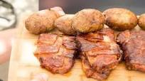 Smoked Bacon Wrapped Pork Chops Smoked Bacon Wrapped Pork Chops