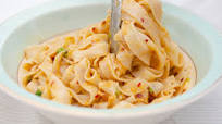 Sizzling Oil Miso-Peanut Noodles Recipe Sizzling Oil Miso-Peanut Noodles Recipe